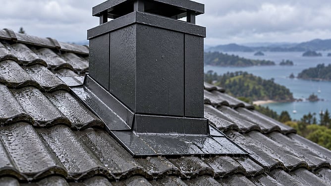 leaking flashing around a chimney ai