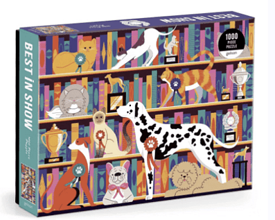 Galison 1000 Piece Jigsaw Puzzle Best In Show