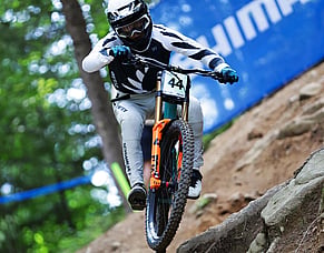 Kiwi gravity riders in action at famed Canadian destination