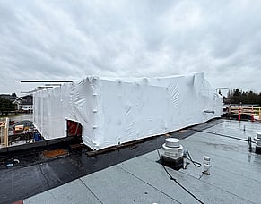 Weather protection during a seismic upgrade