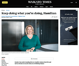 Wellbeing Waikato in the News