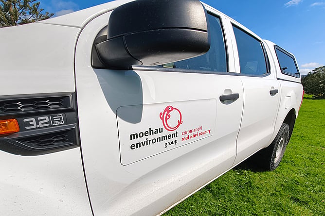 Close up of the new MEG ute, funded by The Jenkins Foundation