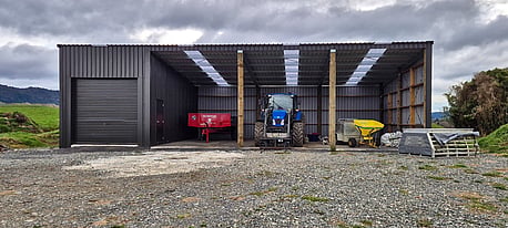 4 bay farm and implement shed