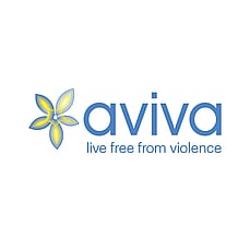 Aviva live free from violence logo