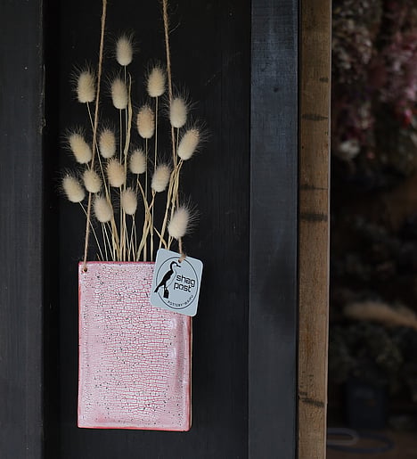 Bud vase and posies. Our ready to gift range of handmade pottery and hand picked dried flower bouquets make the perfect gift under $40