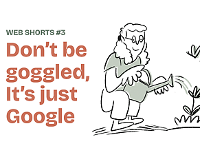 Don't be goggled, it's just Google.