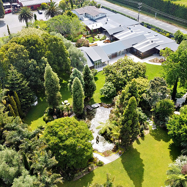Drone Photo of Markovina Estate Gardens