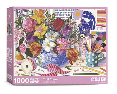 Puzzle Fix 1000 Piece Jigsaw Puzzle: Craft Corner