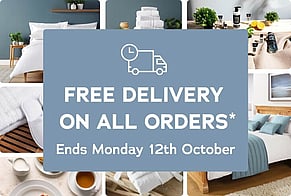 MITRE LINEN Free delivery is back - but not for long