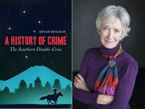 Book cover: 'A History of Crime' and a photo of Dinah Holman.