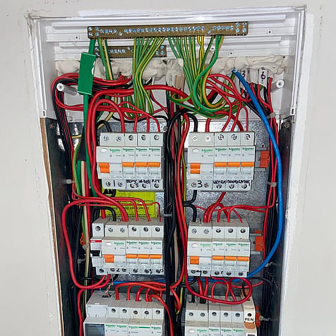 Tidy switchboard with new breakers and RCDs in Tirau