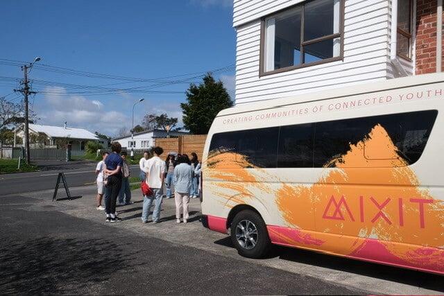 The newly maintained MIXit van
