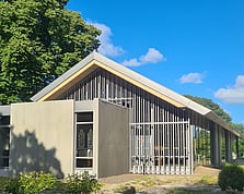 Holy Trinity Avonside Aluminium Cross Window Screen