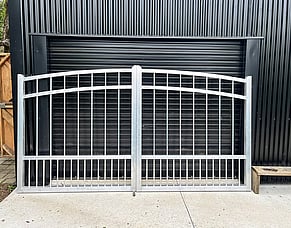 Custom aluminium double gates