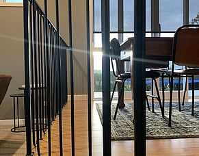 Indoor feature handrails