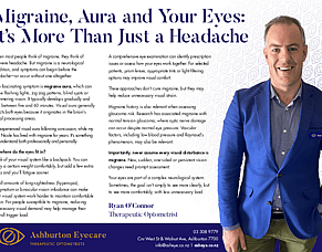 Migraine, Aura and Your Eyes: It&rsquo;s More Than Just a Headache