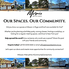 Our Spaces. Our Community.