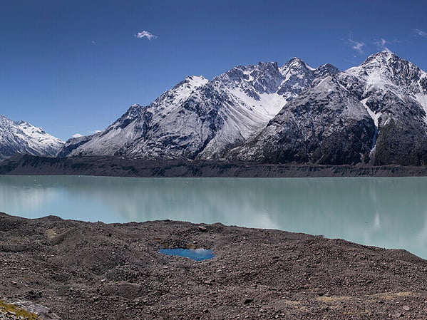 Tasman Lake and Haupapa / Tasman Glacier, Aoraki / Mount Cook National Park