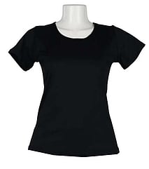 Scoop Neck Tee - RRP $29.99- BLACK- - - - - - - - - -ADD TO CART >